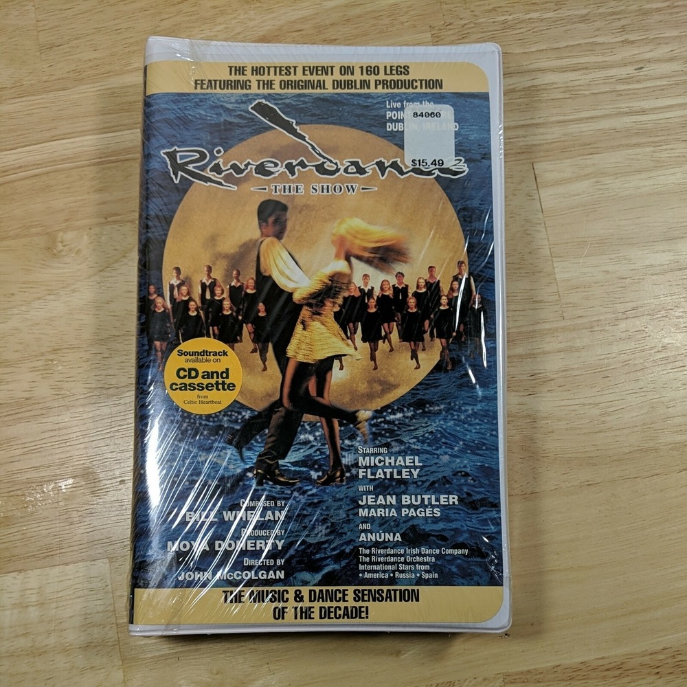 Riverdance The Show VHS‎ 1996 Michael Flatley, Jean Butler New and Sealed